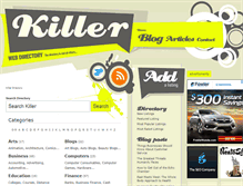 Tablet Screenshot of killerdirectory.com